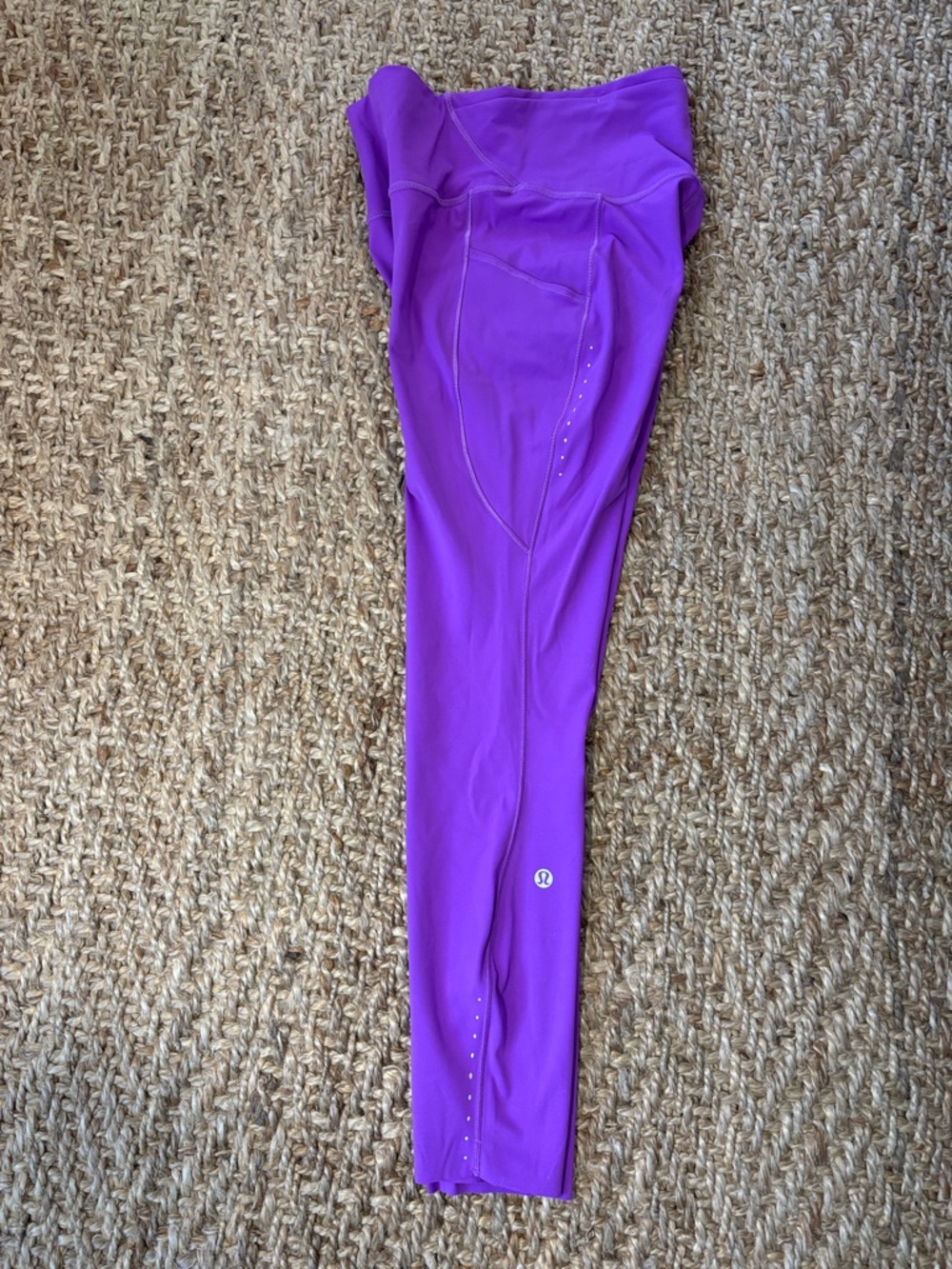 lululemon fast and free high rise tights, violet purple women’s sz 6